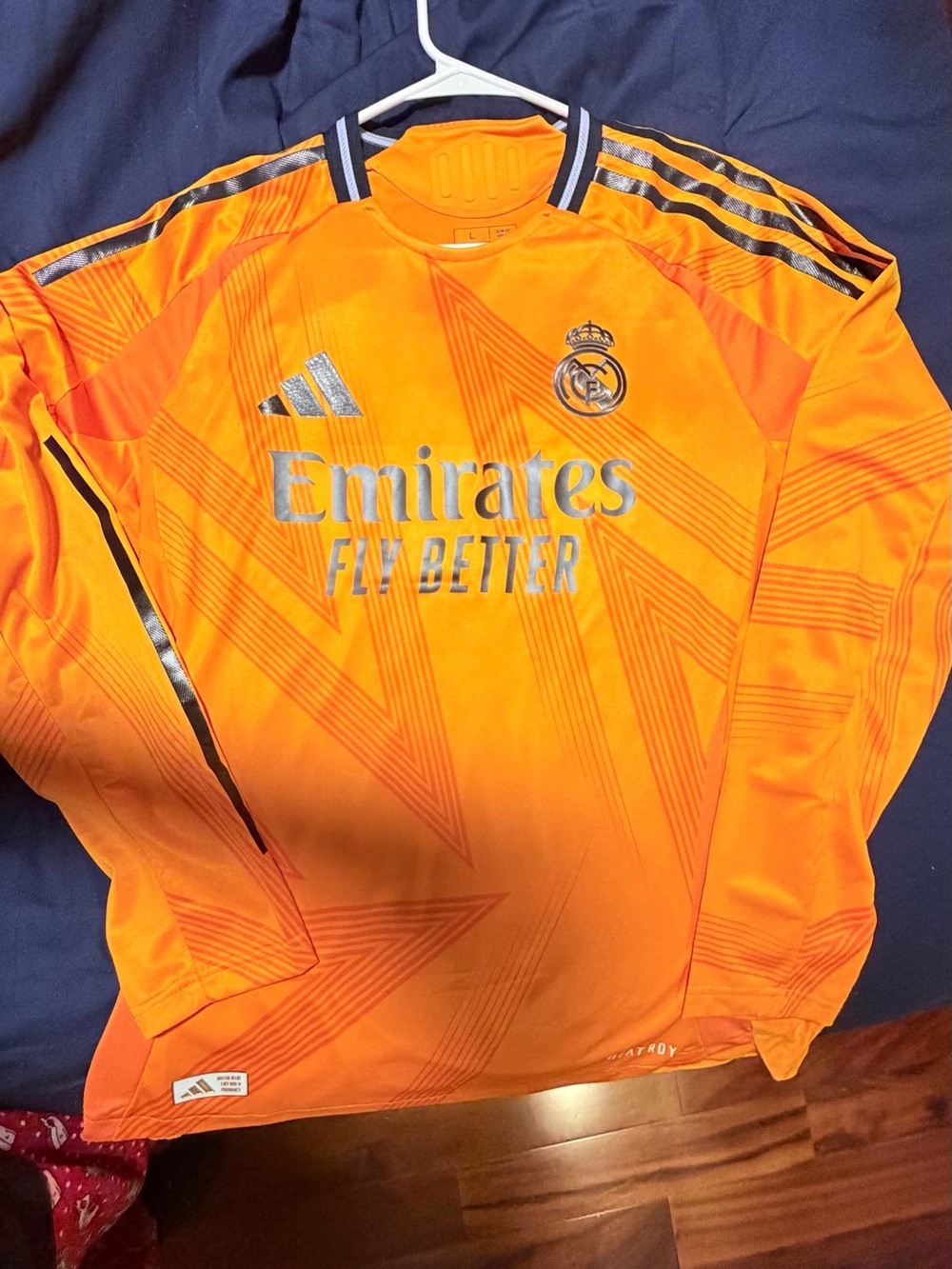 Adidas Real Madrid Long Sleeve Jersey